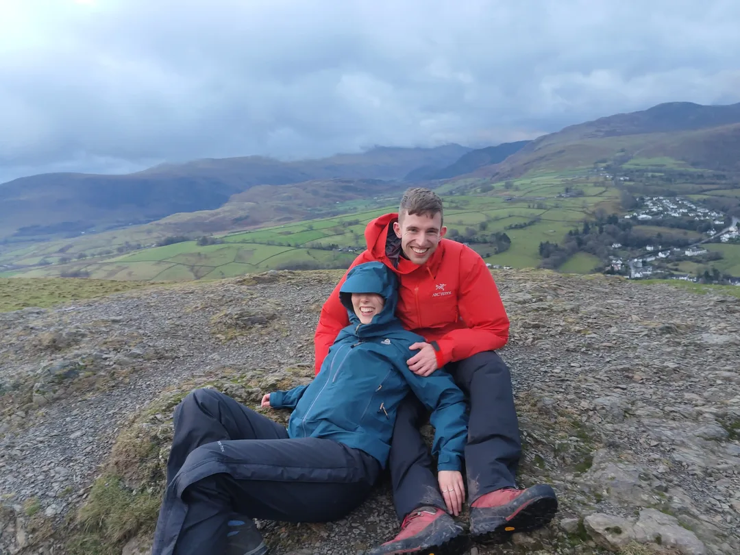 A very windy summit